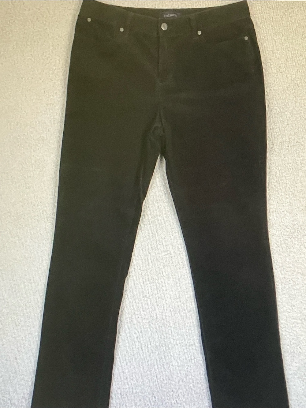 Talbots Black Straight-Leg Pants